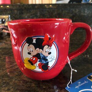 New Hallmark Minnie Mickey Mouse Red Mug